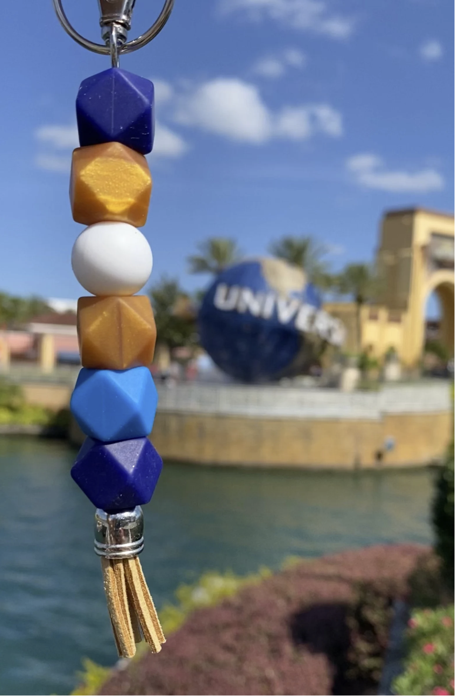Theme Park Globe (Uni Inspired) Color Palette Keychain & Bag Accessory or Ink Pen
