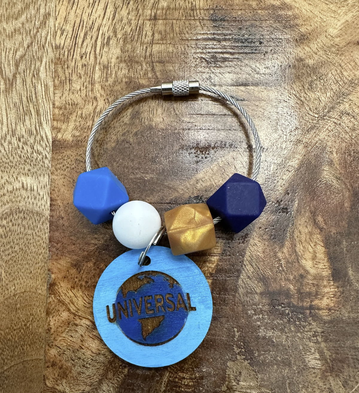 Theme Park Globe (Uni Inspired) Color Palette Keychain & Bag Accessory or Ink Pen