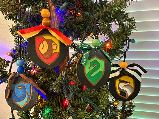 Ornament - HP Faux Stain Glass Style (set of 4)