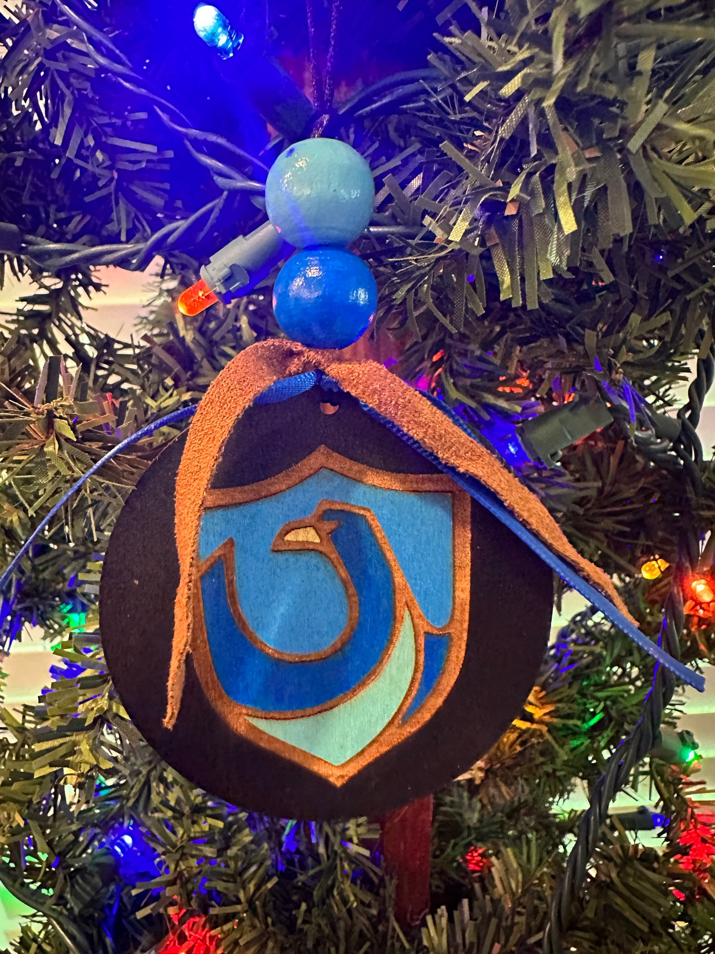 Ornament - HP Inspired Faux Stain Glass Style (R House)