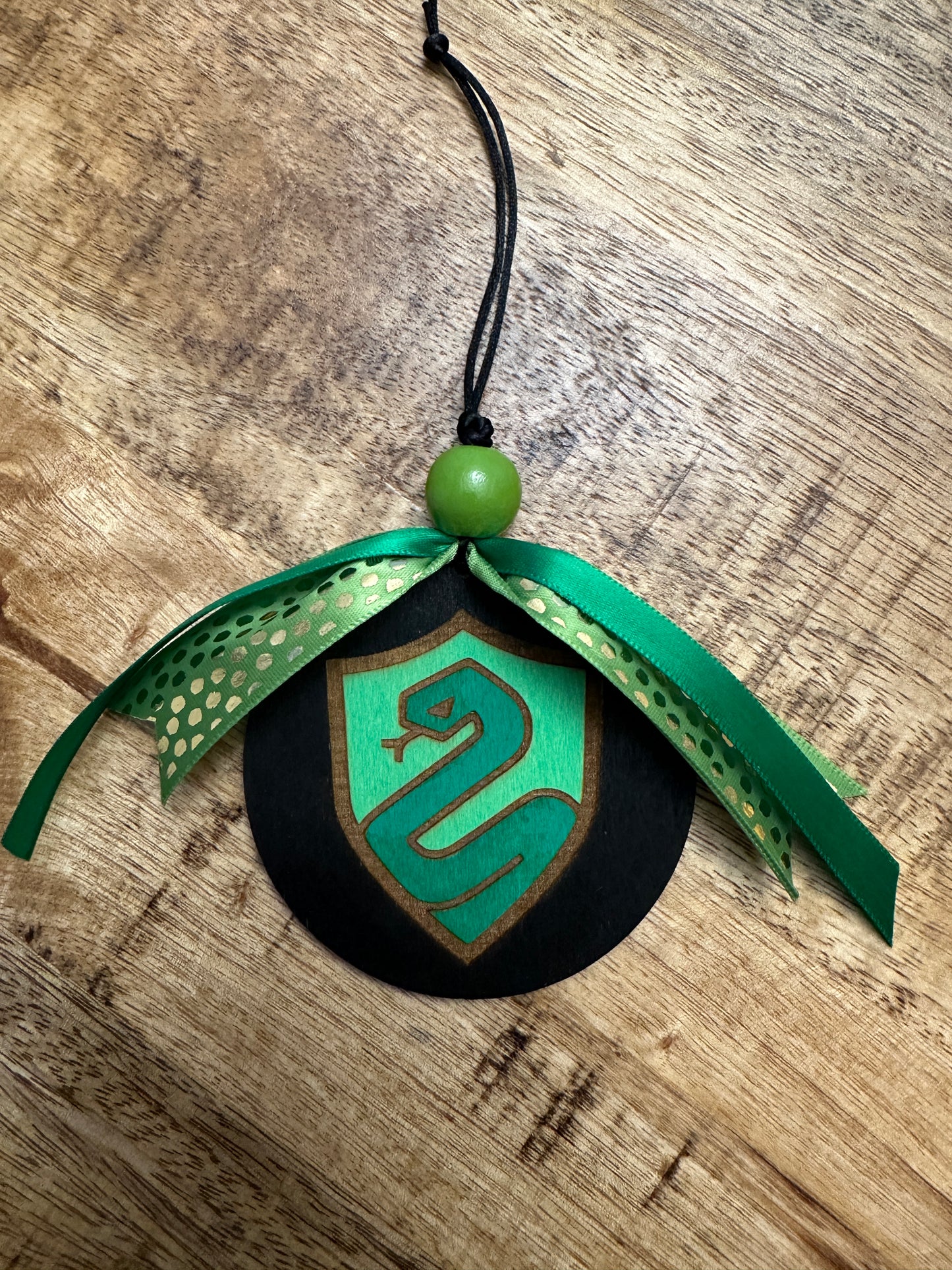 Ornament - HP Inspired Faux Stain Glass Style (S House)