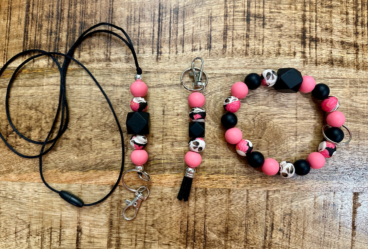Valentine's Rose and Skull Accessories