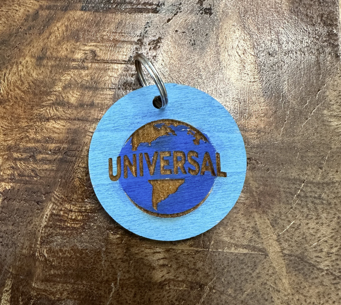 Theme Park Globe (Uni Inspired) Color Palette Keychain & Bag Accessory or Ink Pen