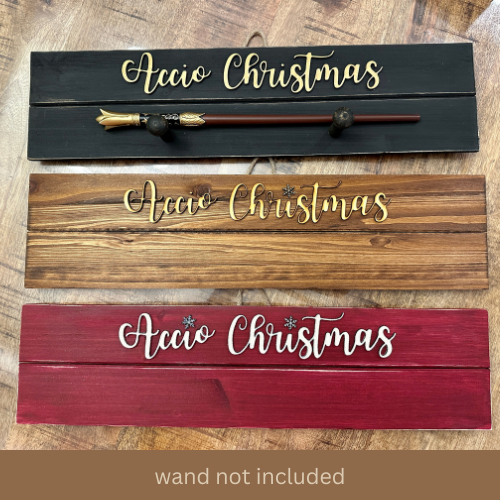 Wall Decor - Accio Christmas Wand Holder