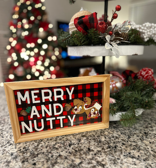 Table Top Display - Merry and Nutty (Squirrels)
