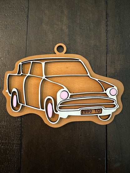 Ornament: Magical Ford Car Gingerbread
