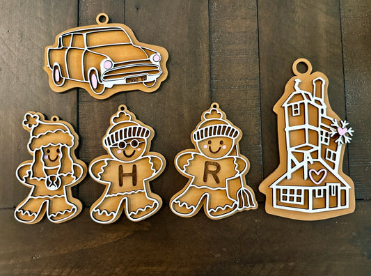 Ornament: HP Wizarding Gingerbread Set