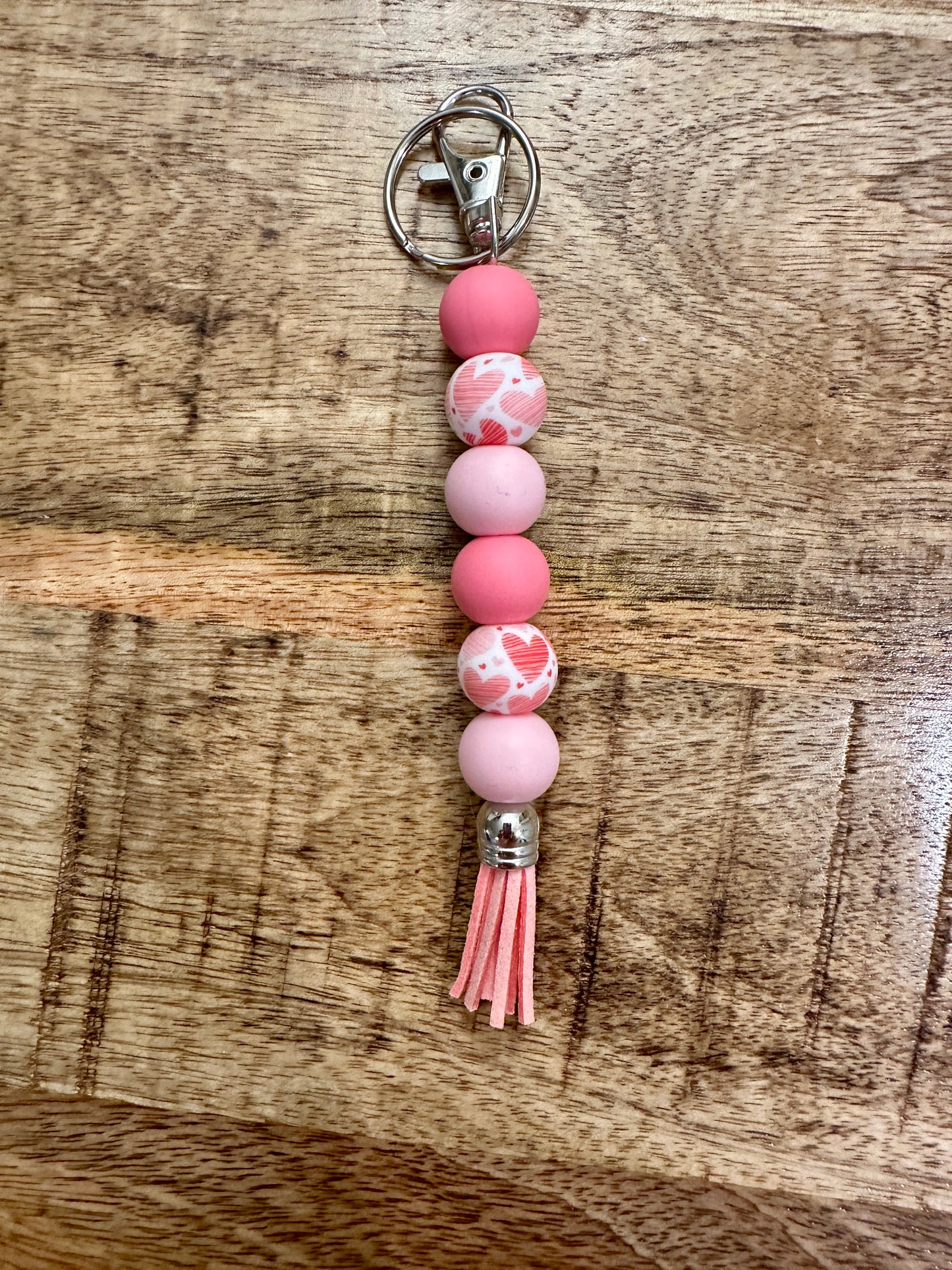Valentine's Baby Pink & Coral Heart Accessories