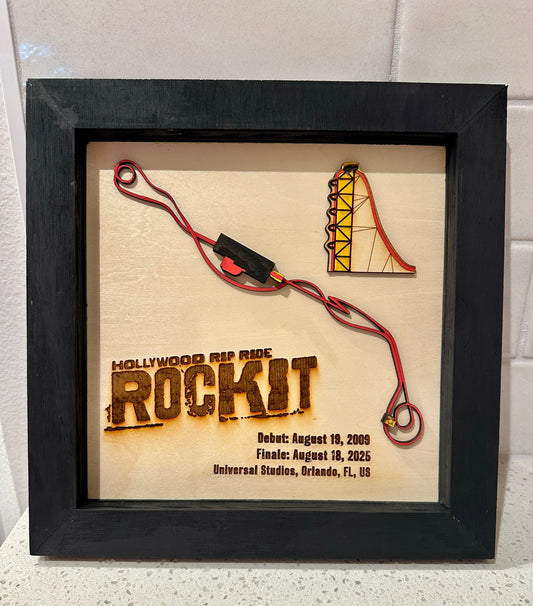 3-D Ride Layout w/ Color ~ Rip Ride Rockit (10"x10")