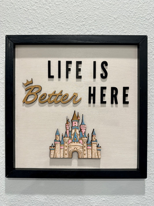 Wall Decor - Life Is Better Here (MK)